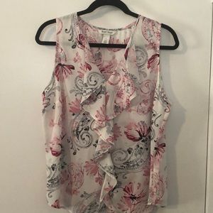 White House Black Market Sleeveless Top Size L